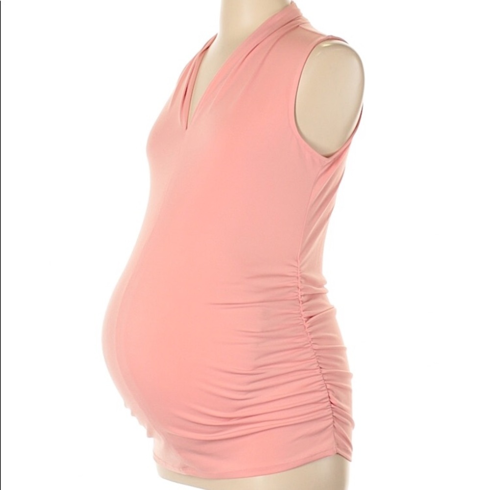 A Pee In The Pod Maternity Sleeveless Blouse